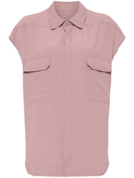 Αμάνικο πουκάμισο Rick Owens ροζ