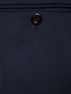 Pruhované rovné kalhoty Gucci modré