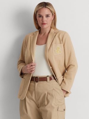 Blazer con bolsillos Lauren Ralph Lauren Woman beige