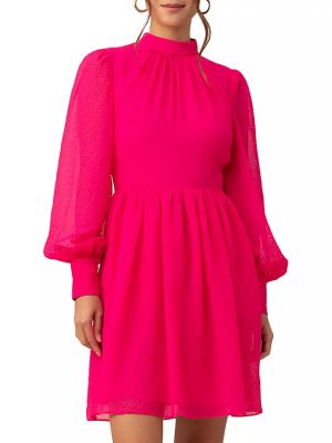 Платье мини Trina Turk розовое