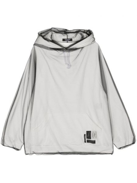 Βαμβακερός φούτερ με κουκούλα από διχτυωτό Undercover