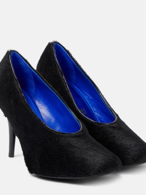 Кожа полуотворени обувки Givenchy черно