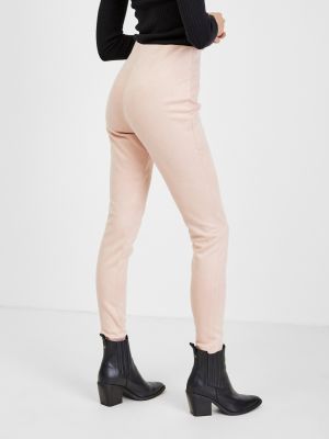 Semišové kalhoty Orsay růžové