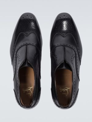 Обувки в стил дерби без ток Christian Louboutin черно