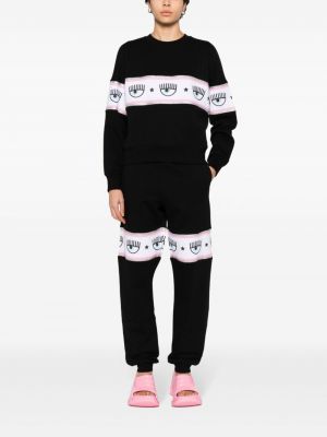 Sweatshirt aus baumwoll mit print Chiara Ferragni schwarz