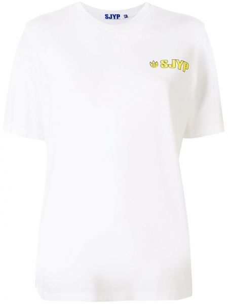Camiseta con estampado Sjyp blanco
