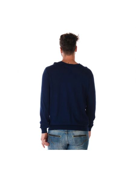 Sweter Armani Jeans niebieski