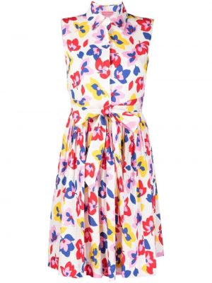 Trykt floral ermeløs dress Kate Spade hvit