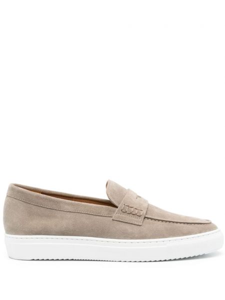 Loafers σουέντ slip-on Doucal's γκρι