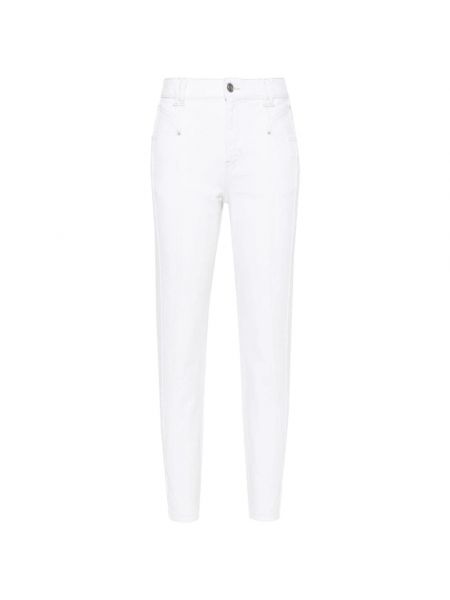 Białe jeansy skinny Isabel Marant
