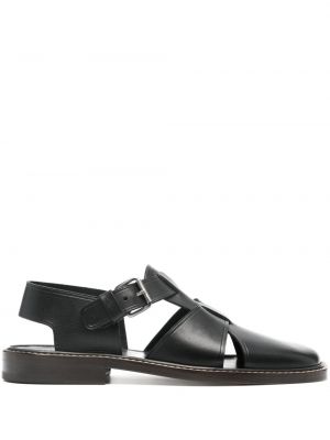 Leder sandale Lemaire schwarz