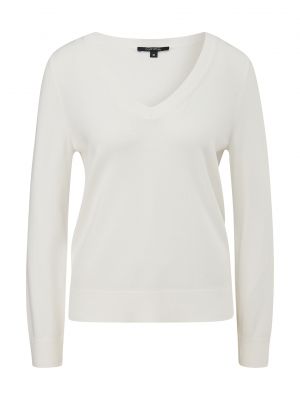 Пуловер Comma бяло