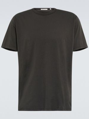 Camiseta de algodón de tela jersey Our Legacy negro
