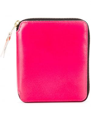 Πορτοφόλι με φερμουάρ Comme Des Garçons Wallet ροζ
