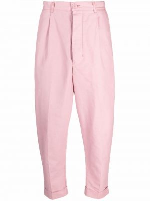 Pantaloni oversize Ami Paris rosa