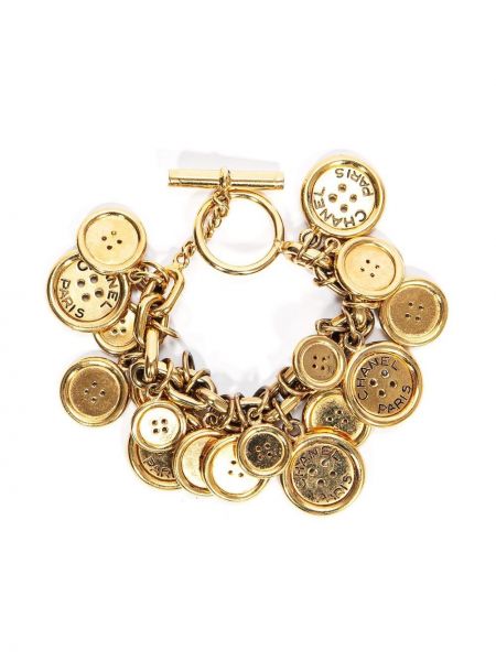 Prívesok na gombíky Chanel Pre-owned zlatá