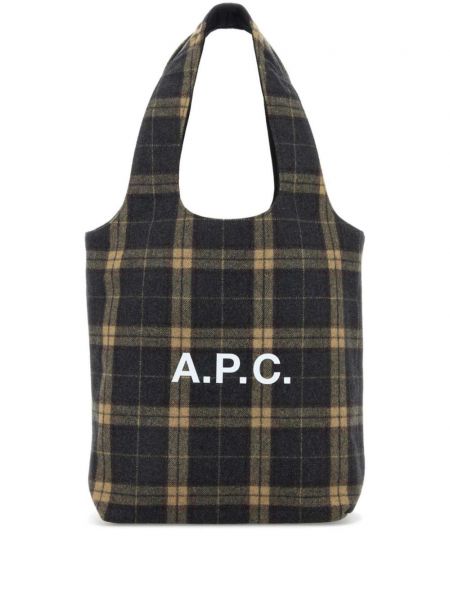 Shopping bag A.p.c. grå