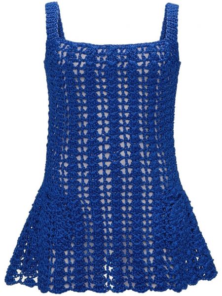 Mini šaty Jw Anderson modrá