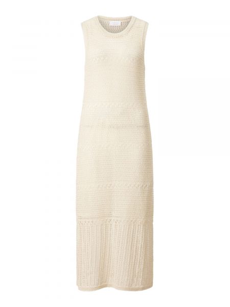 Pletené pletené vlnené šaty Rich & Royal biela