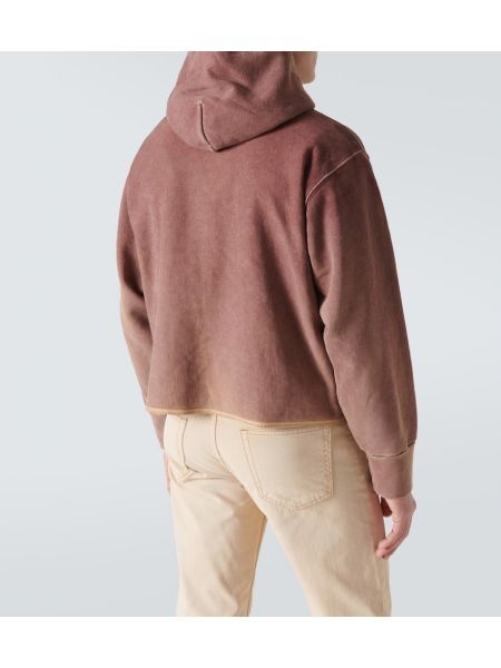 Pamučna hoodie s kapuljačom od flisa Notsonormal smeđa