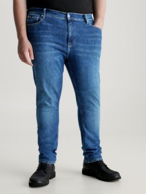 Pantalon Calvin Klein Jeans Plus bleu