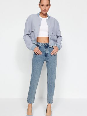 Slim fit skinny džíny s vysokým pasem Trendyol