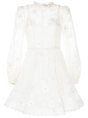Mini haljina Zimmermann bijela