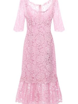 Платье Dolce & Gabbana розовое