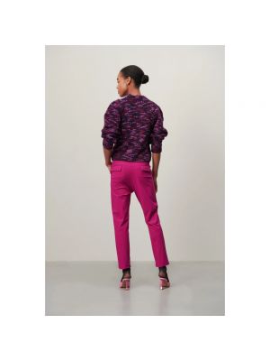 Jersey de tela jersey jaspeado elegante Jane Lushka violeta
