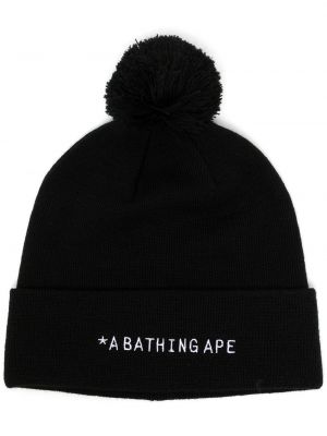 Kapa z vezenjem A Bathing Ape® črna