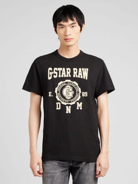 Tricou cu stele G-star Raw negru