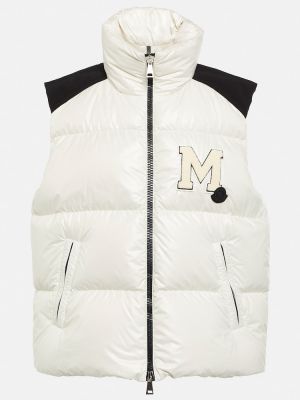 Пухен елек Moncler бяло