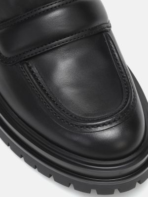 Pantofi loafer din piele Gianvito Rossi negru