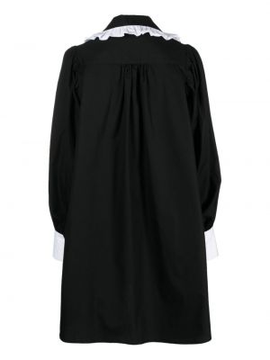 Sukienka koszulowa bawełniana Charles Jeffrey Loverboy czarna