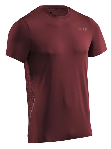 T-krekls ar apaļu kakla izgriezumu Cep sarkans