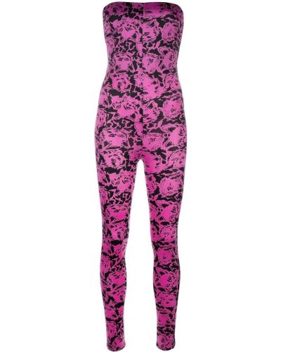 Trykt jumpsuit Philosophy Di Lorenzo Serafini rosa