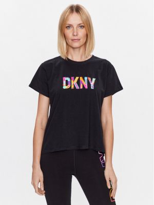 Αθλητική μπλούζα Dkny Sport μαύρο