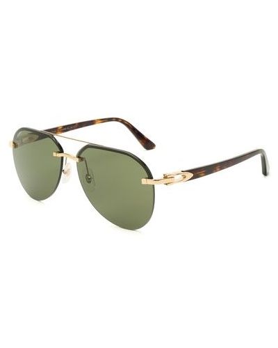 Солнцезащитные очки Cartier, зеленые