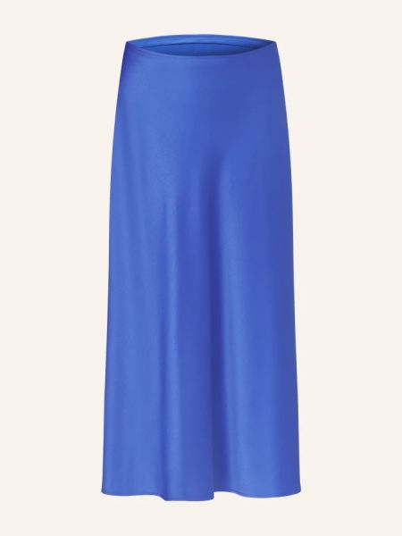 Атласная юбка Juvia синяя
