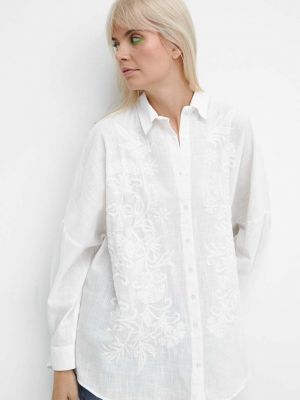 Памучна риза Medicine бяло