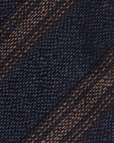 Corbata a rayas de tejido jacquard Lardini azul