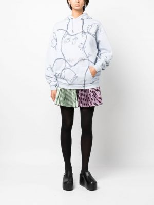 Geblümt hoodie aus baumwoll mit print Collina Strada