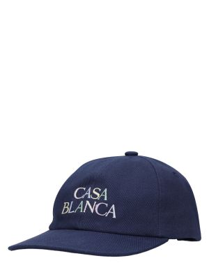 Памучна шапка с козирки бродирана Casablanca
