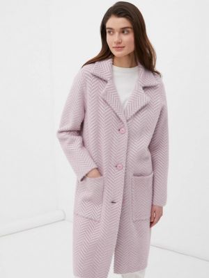 Расклешенное пальто Finn Flare розовое