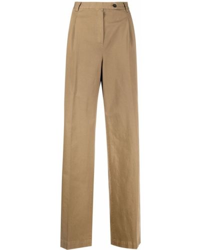 Широкие брюки Massimo Alba, коричневые