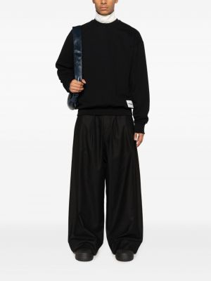Sweter bawełniany Jil Sander czarny