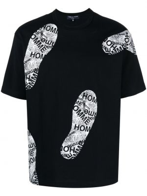 T-shirt aus baumwoll mit print Comme Des Garçons Homme