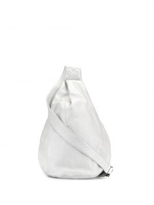 Кожаная на плечо сумка Discord Yohji Yamamoto, серебряный