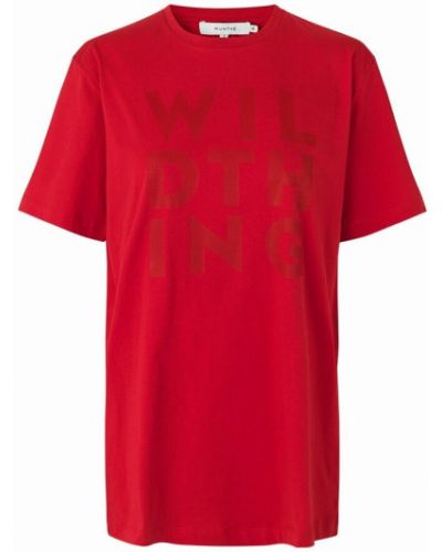 T-shirt Munthe, czerwony