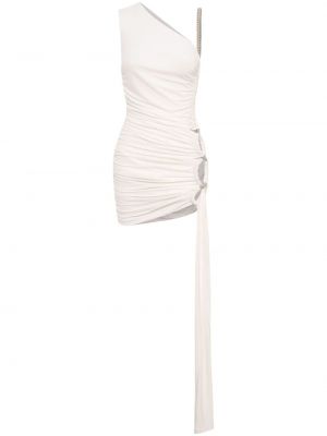 Asymetrické večerné šaty Dion Lee biela